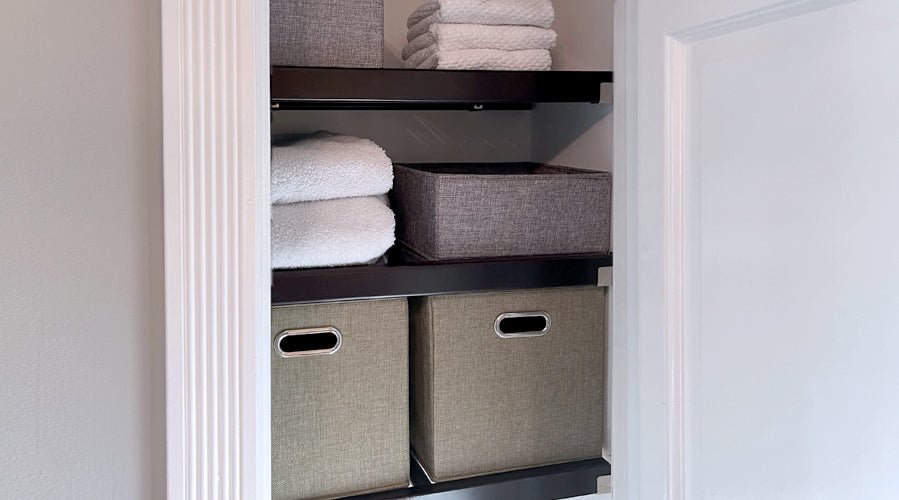 Ideas To Organize Your Bathroom Cabinets With Storage Bins - John Louis Home