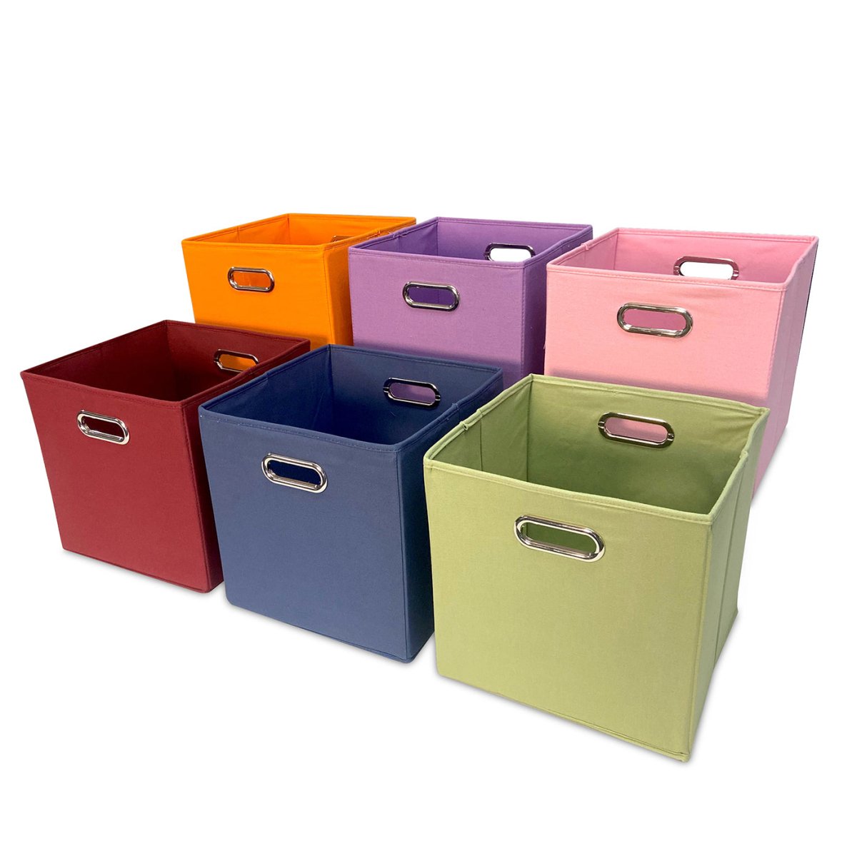 Cube Canvas Storage Bin - John Louis Home - Closet Bins