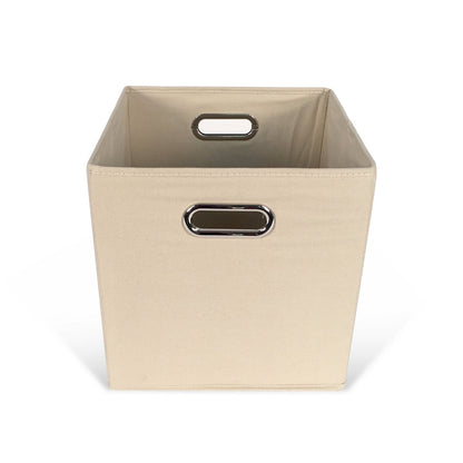 Cube Canvas Storage Bin - John Louis Home - Closet Bins