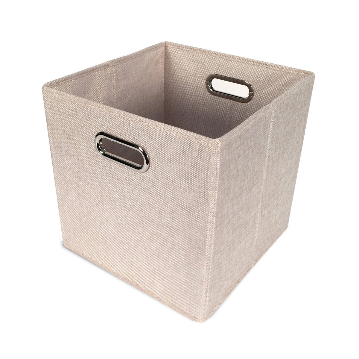 Cube Tweed Storage Bin - John Louis Home - Closet Bins