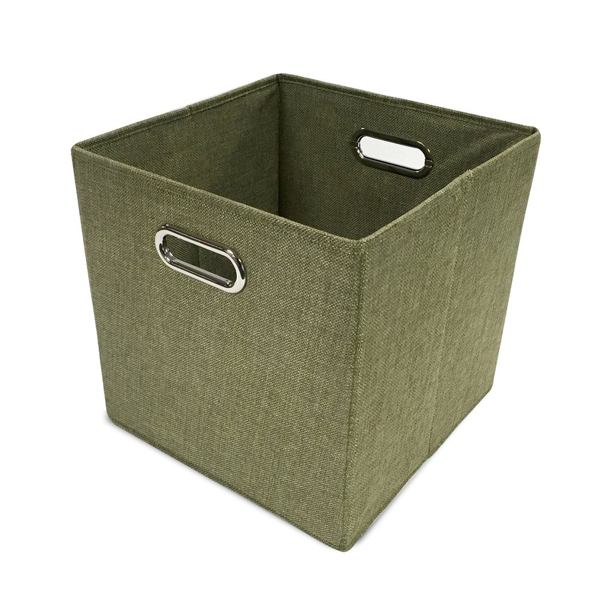 Cube Tweed Storage Bin - John Louis Home - Closet Bins