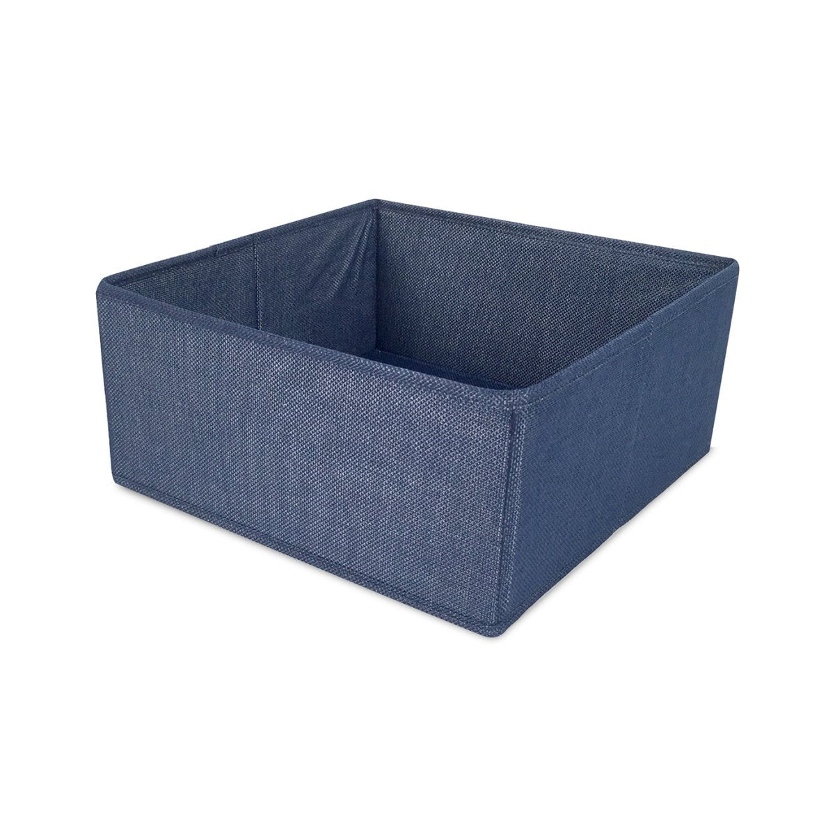 Half Cube Tweed Storage Bin - John Louis Home - Closet Bins