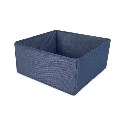 Half Cube Tweed Storage Bin - John Louis Home - Closet Bins