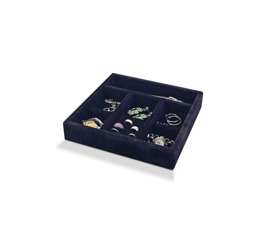 Half Jewelry Tray Drawer Insert - John Louis Home - Jewelry Tray