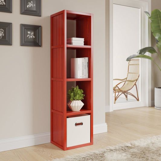 Solid Wood 4 Tall Cube Organizer - John Louis Home - Cube Storage