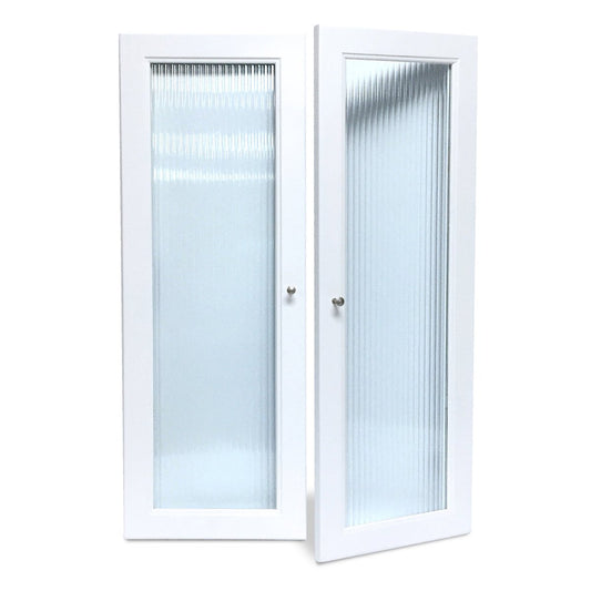 Solid Wood Tower Doors - Glass - John Louis Home - Closet Organizers