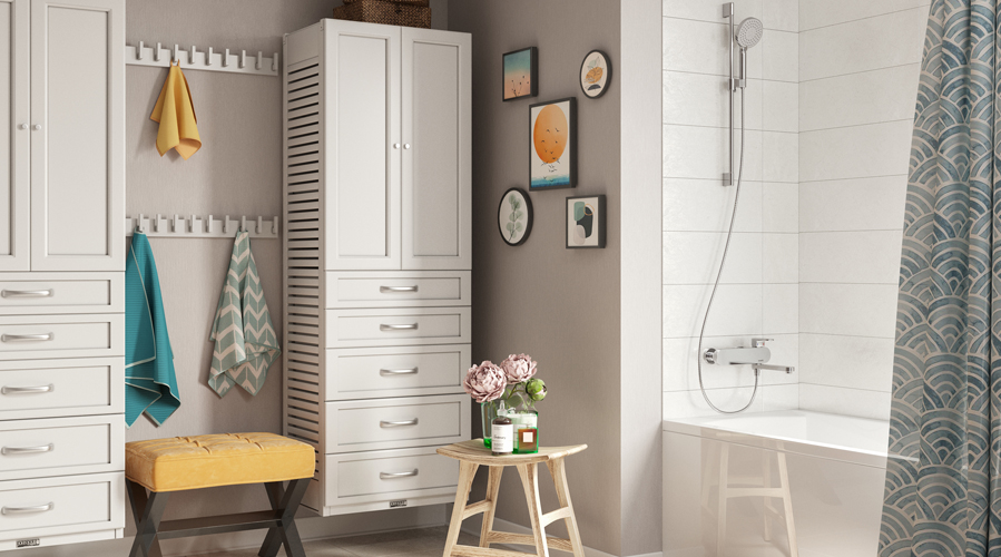 John Louis Home Bathroom Storage Tower