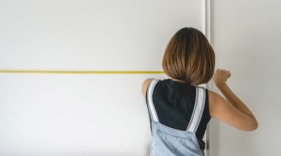 Measure your closet space