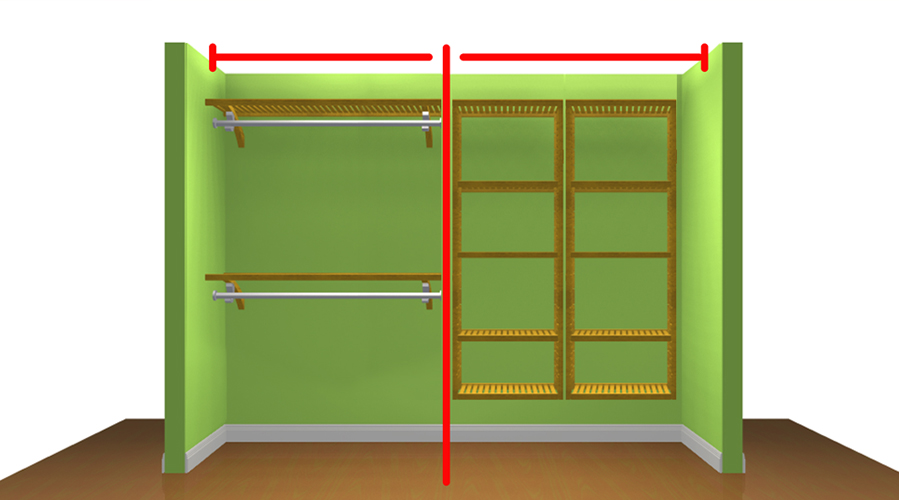 How to plan your closet space