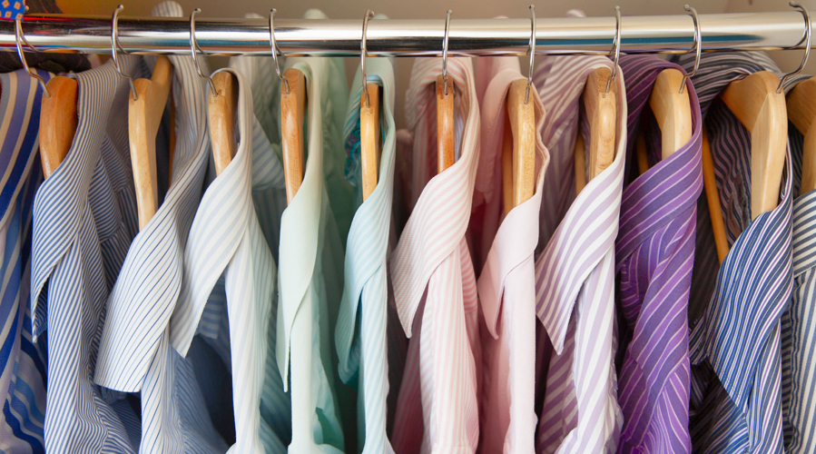 hang your clothes with John Louis Home shelving and garment bars