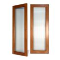 Woodcrest Fluted Glass Doors