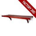 12in. Deep 4ft. Shelf kit Red Mahogany finish