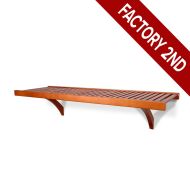 12in. Deep 4ft. Shelf kit Red Mahogany finish