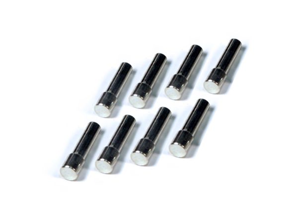 Set of eight John Louis Home adjustable shelf pins displayed on a white background