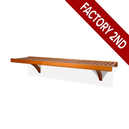 12in. Deep 4ft. Shelf kit Red Mahogany finish