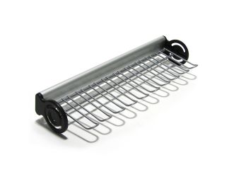 A John Louis Home tower side mounted belt and tie rack that keeps your items organized and accessible displayed on a white background